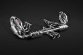 Porsche 991.1 GT3/3RS - Racing Valved Exhaust with Headers, 200 Cell Sports Cat, and Carbon Engine Cover (CES3)